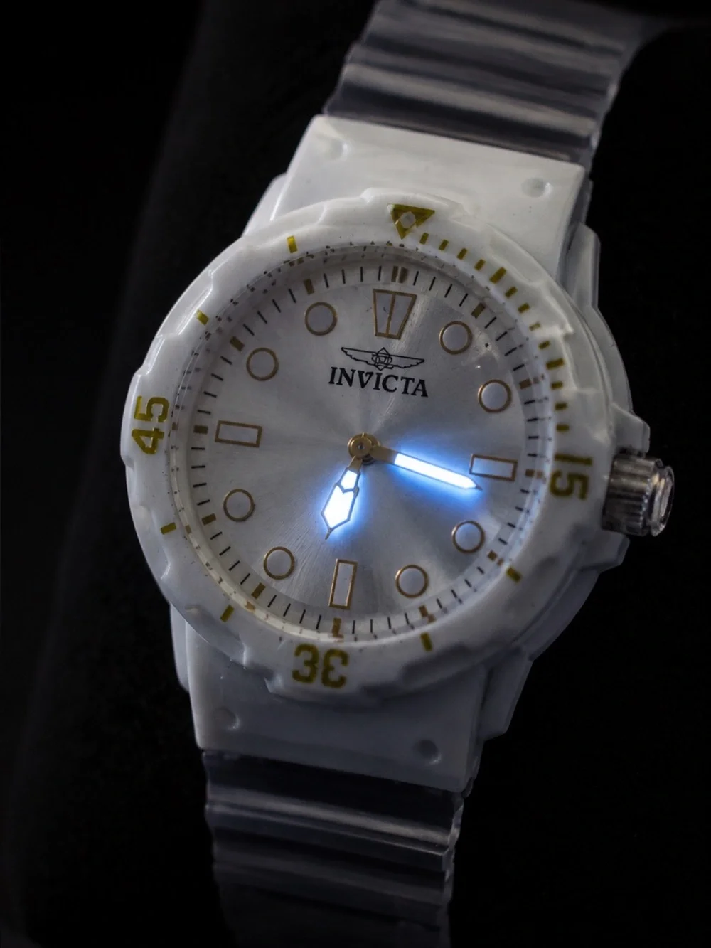 Invicta Celestial 49204 Women’s White Clear Quartz Watch 35mm NWT